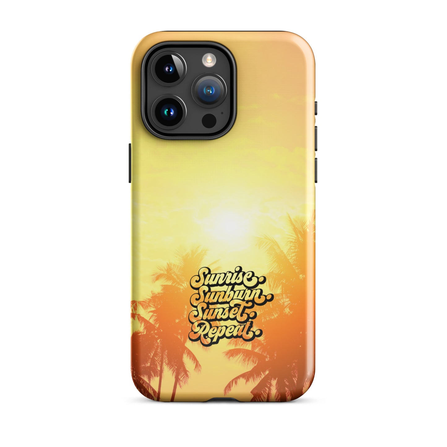 Sunrise Sunburn Sunset Repleat Tough Case for iPhone®