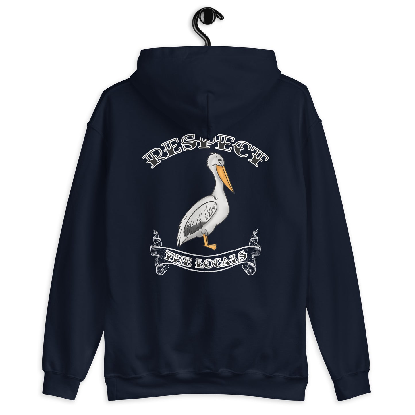 Womens RESPECT the LOCALS thick style hoodie