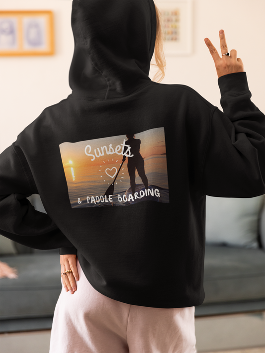 Womens Sunsets <3 & Paddle boarding hoodie