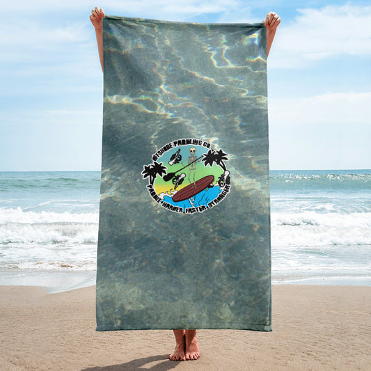 Paddle Harder Beach Towel