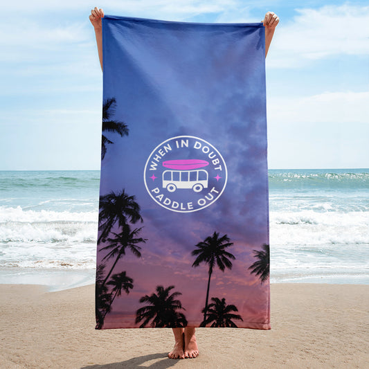 When in Doubt Padde Out Beach Towel