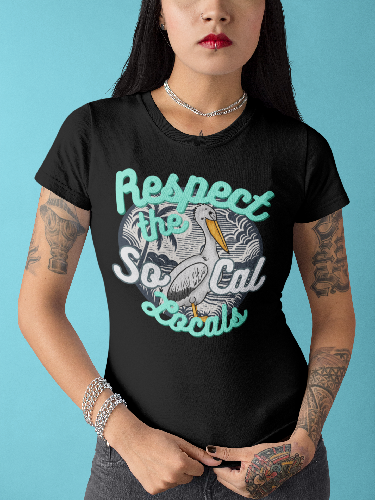 Respect the So Cal Locals Women's short sleeve t-shirt