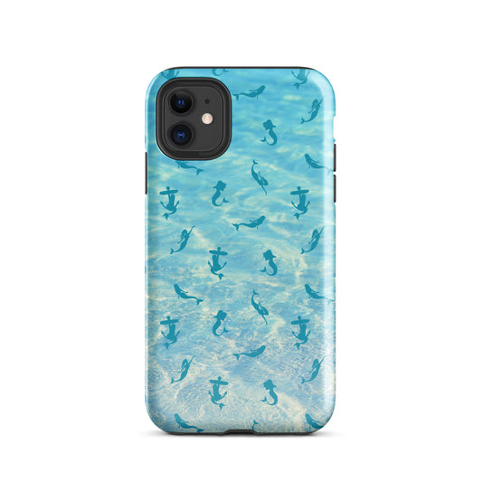 Mermaids pattern Tough Case for iPhone®