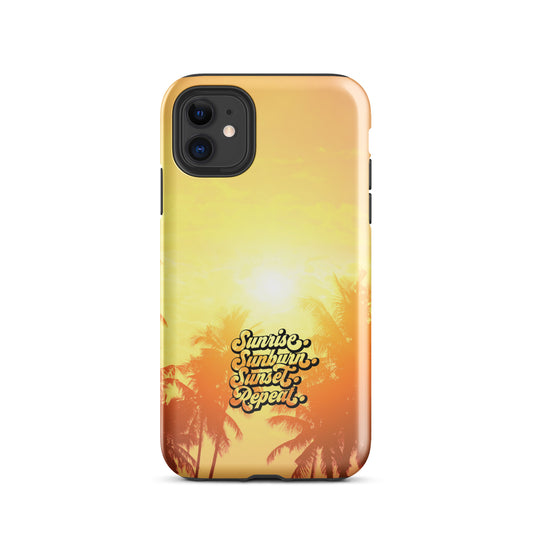 Sunrise Sunburn Sunset Repleat Tough Case for iPhone®