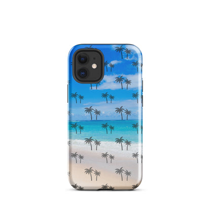 Palm Tree Beach pattern Tough Case for iPhone®