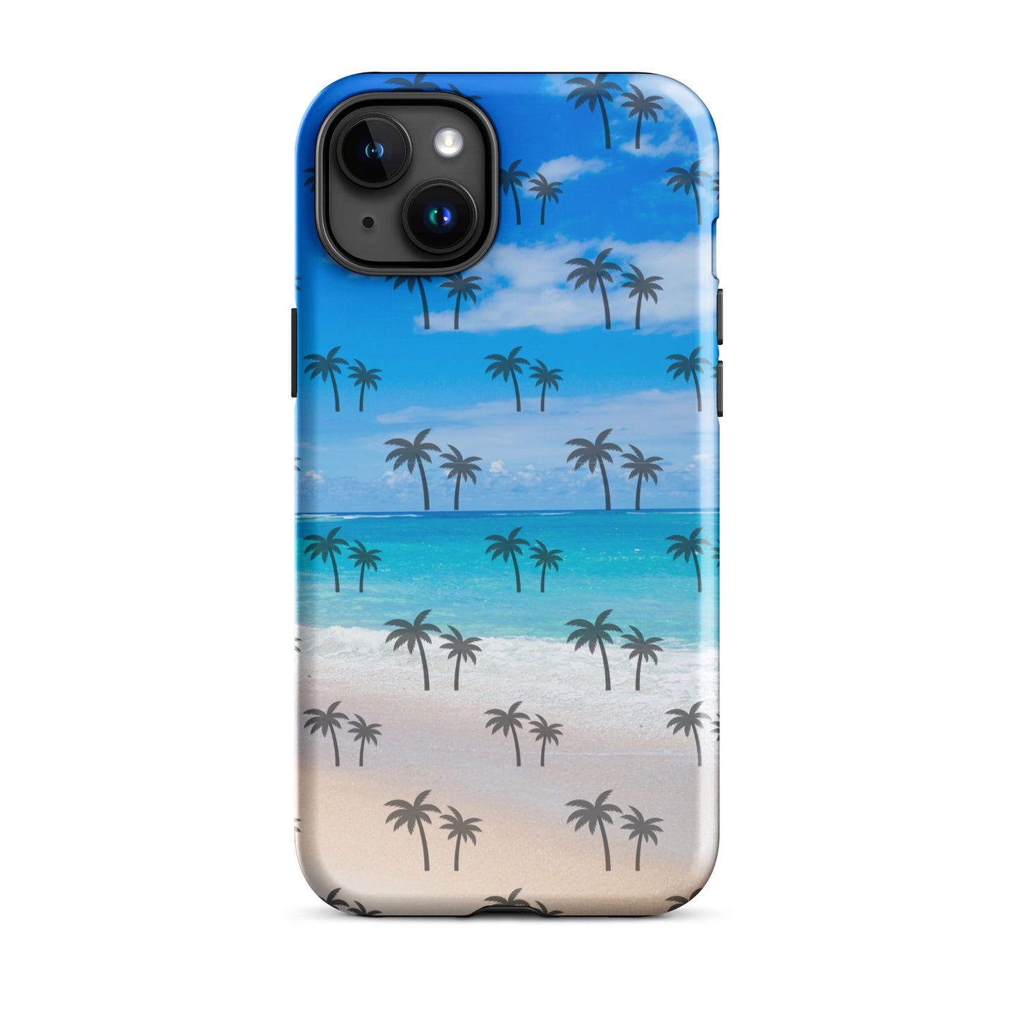 Palm Tree Beach pattern Tough Case for iPhone®