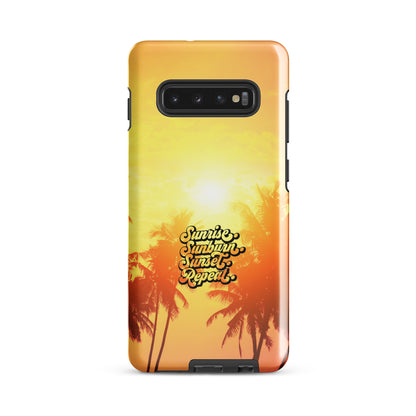 Sunrise Sunburn Sunset Repeat Tough case for Samsung®