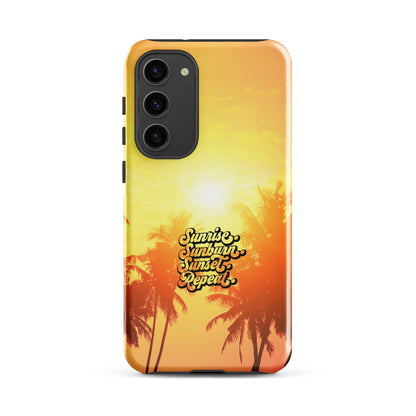 Sunrise Sunburn Sunset Repeat Tough case for Samsung®