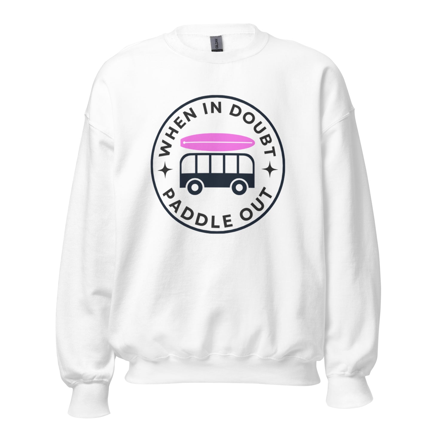 Womens When In Doubt PADDLE out Sweatshirt