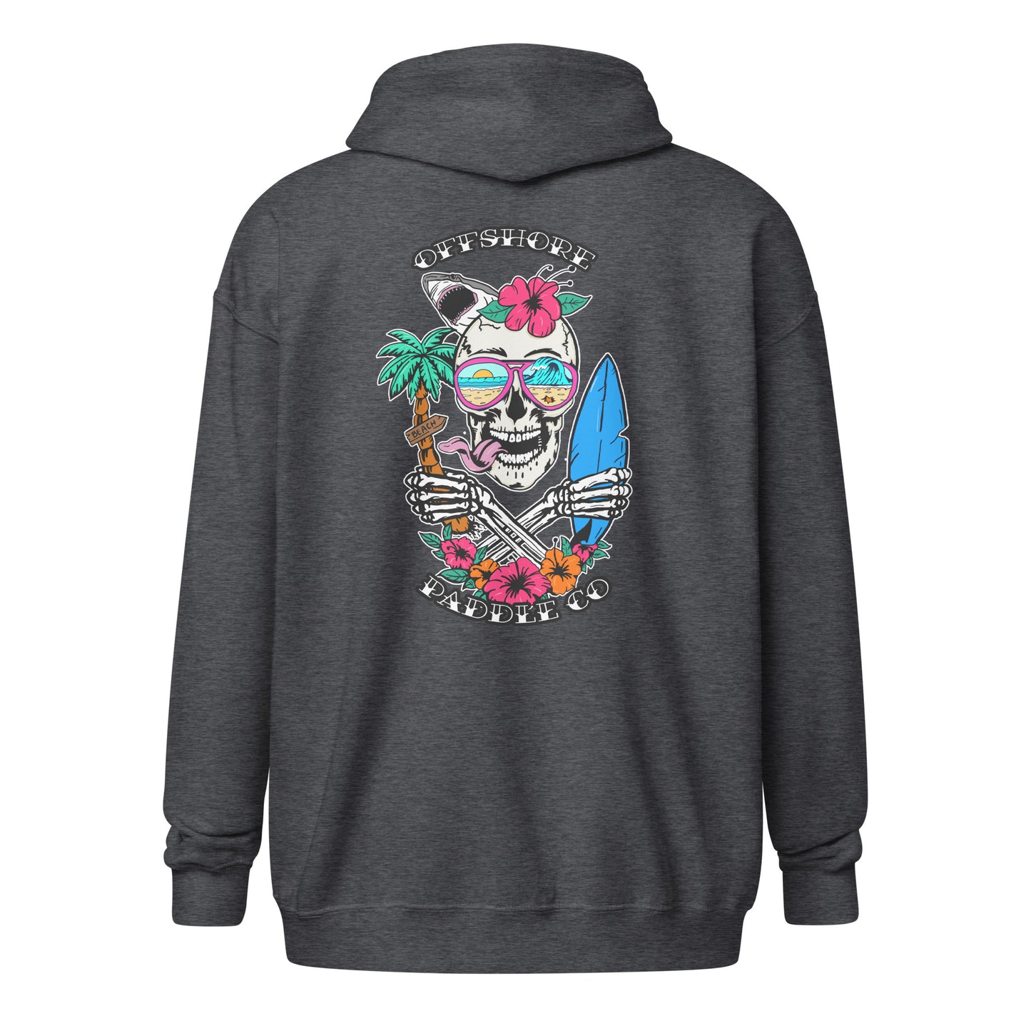 Take Me to the Beach heavy blend zip hoodie