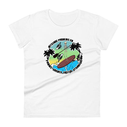 Women's Paddle Harder Faster Stronger short sleeve t-shirt