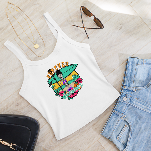 Forever Summer Woman Skeleton Women’s micro-rib tank top