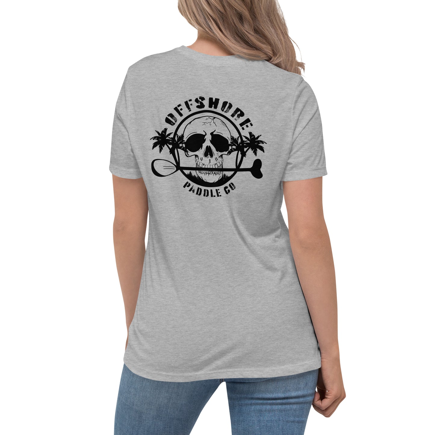 Womens Offshore Paddle Co logo Relaxed fit T-Shirt