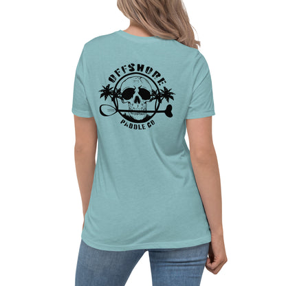 Womens Offshore Paddle Co logo Relaxed fit T-Shirt