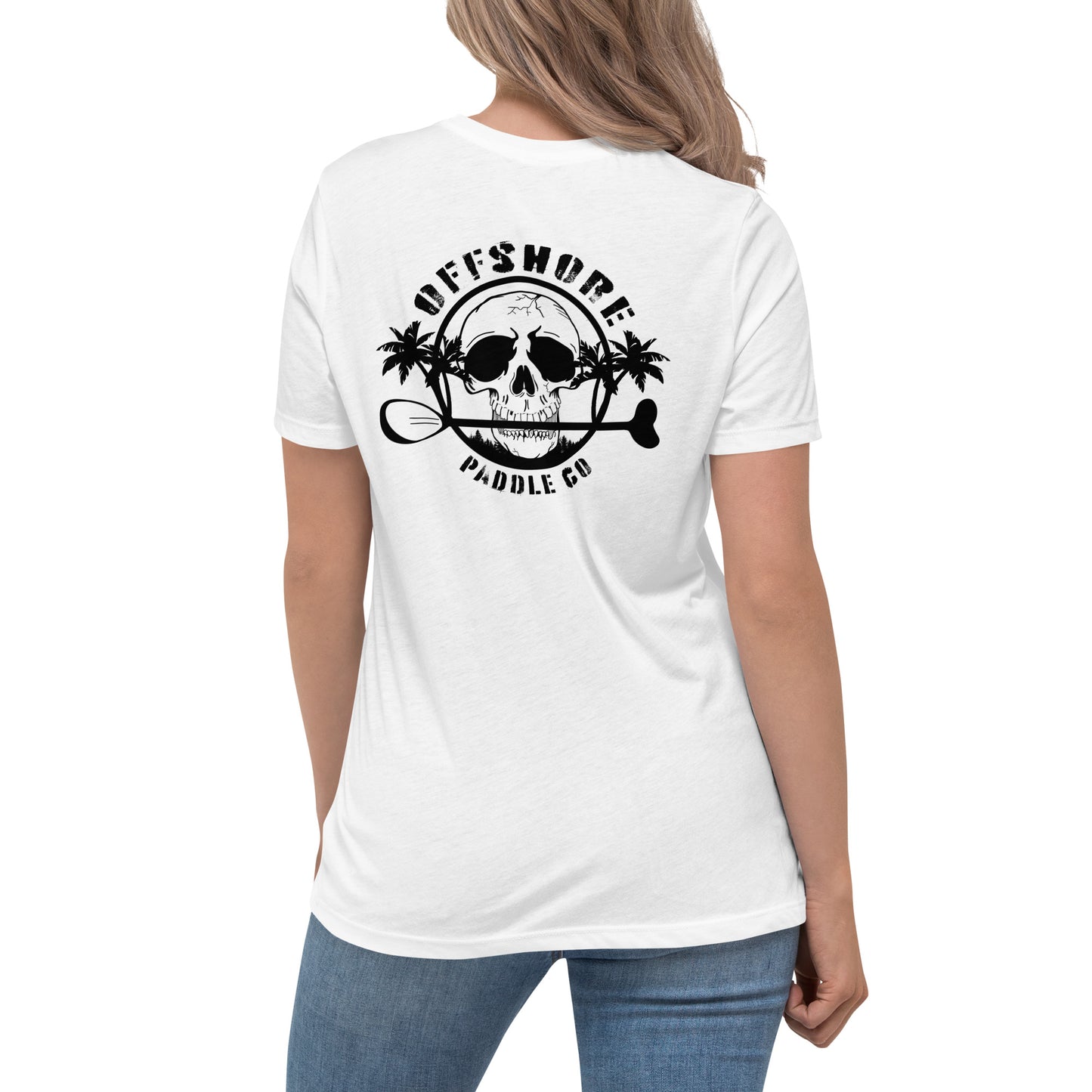 Womens Offshore Paddle Co logo Relaxed fit T-Shirt